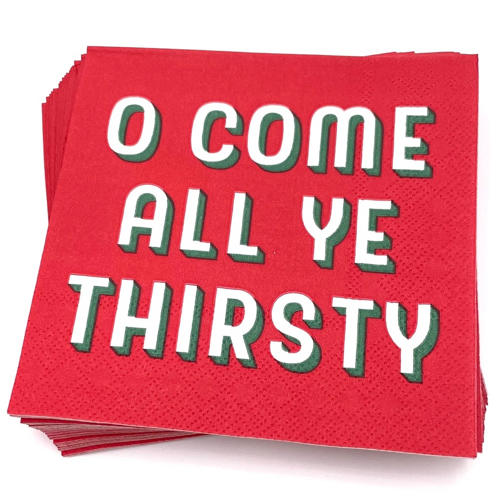 5” Napkins 3 PLY COCKTAIL 20 COUNT | THIRSTY